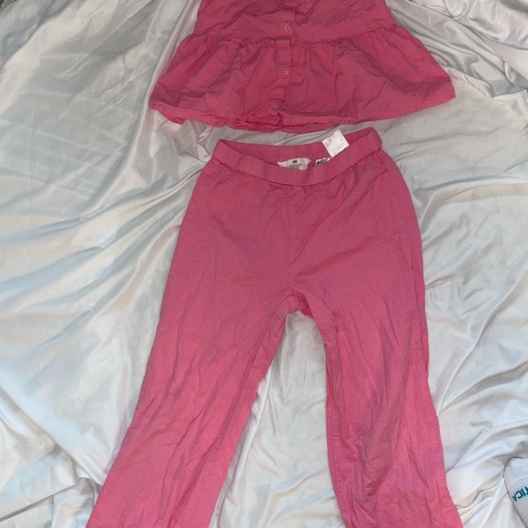 H&M Pink Kids two piece set - Picture 1 of 3